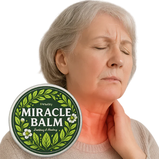 Naturlig lindrande balsam för nacke och axlar